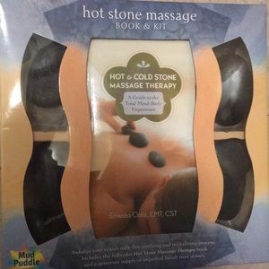 Hot stone massage book and kit